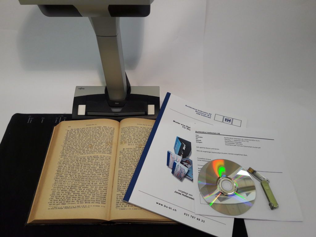 Scannen, Drucken und Binden