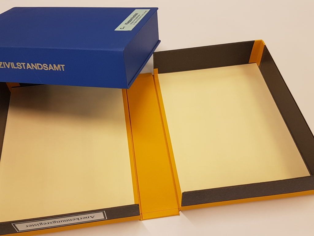 Schachtel- / Ordner-Ablagen